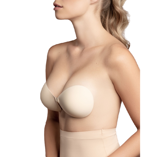 BYE-BRA - SOUTIEN-GORGE INVISIBLE BEIGE BONNET D
