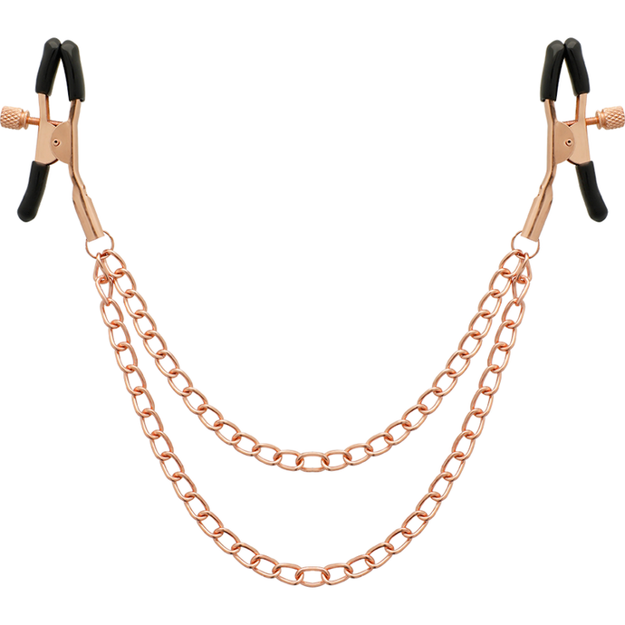 COQUETTE CHIC DESIRE - PINCES METELONS FANTAISIE EN MÉTAL AVEC CHAÎNE