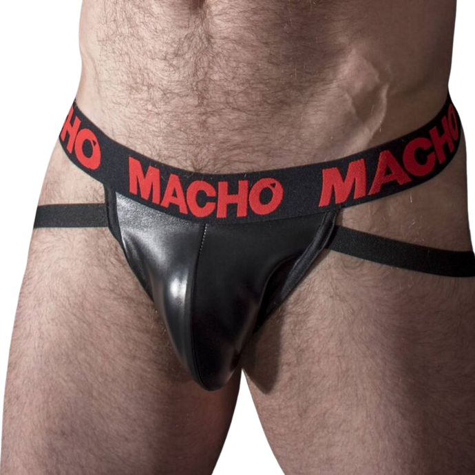 MACHO - MX25RC JOCK CUIR ROUGE L