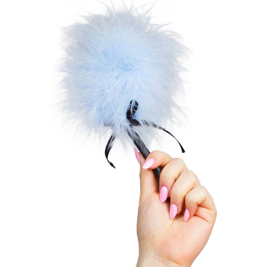 SECRETPLAY - DUSTER MARABOU BLEU CLAIR