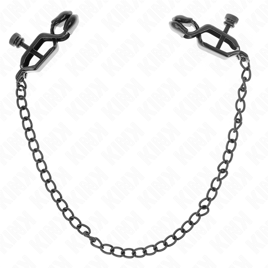 KINK - PINCES À METELLES CHAÎNE PLATE NOIR 30 CM