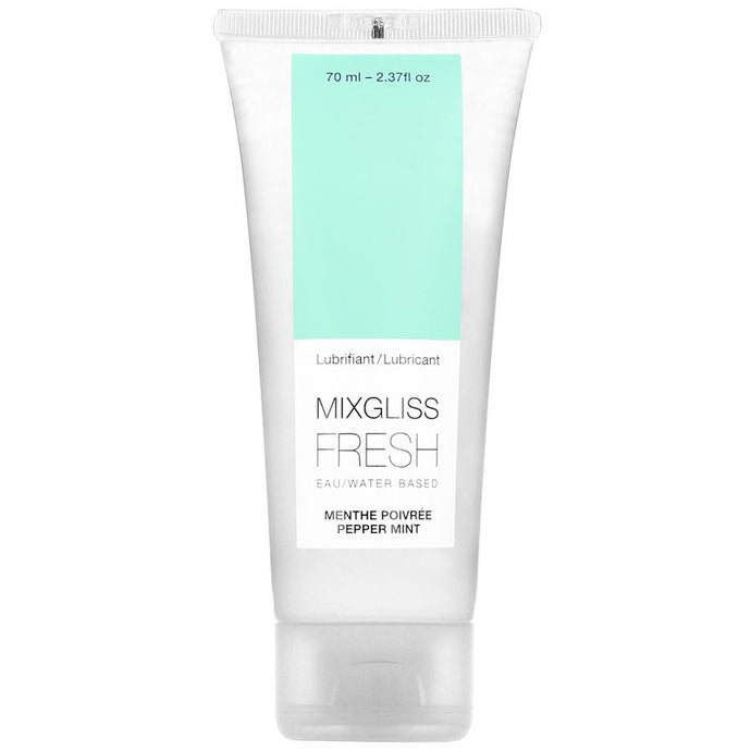 MIXGLISS - LUBRIFIANT BASE D'EAU EFFET FROID SAVEUR MENTHE 70 ML