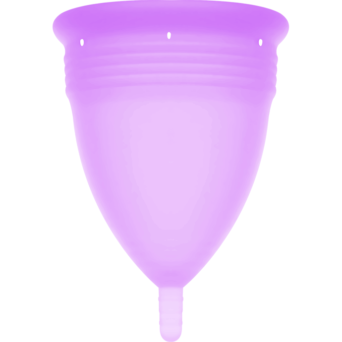 STERCUP - COUPE MENSTRUELLE EN SILICONE FDA LILAS - TAILLE L