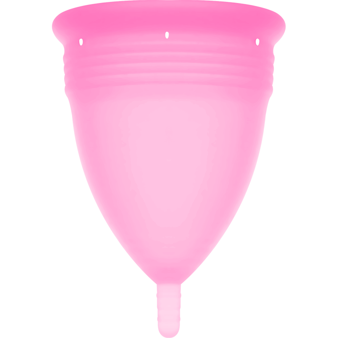 STERCUP - COUPE MENSTRUELLE EN SILICONE FDA ROSE - TAILLE S