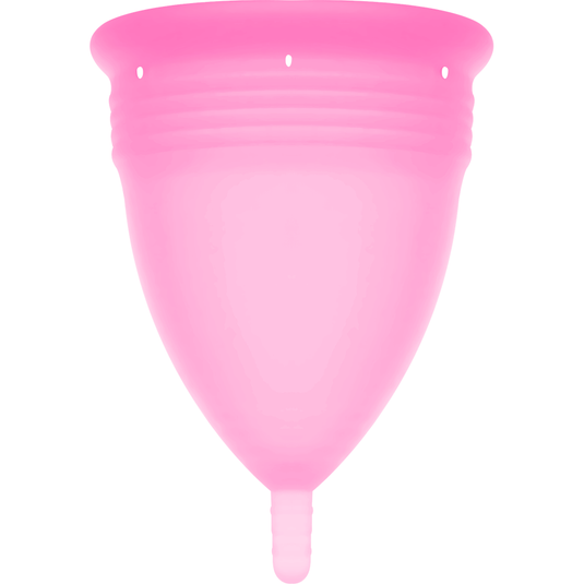 STERCUP - COUPE MENSTRUELLE EN SILICONE FDA ROSE - TAILLE S