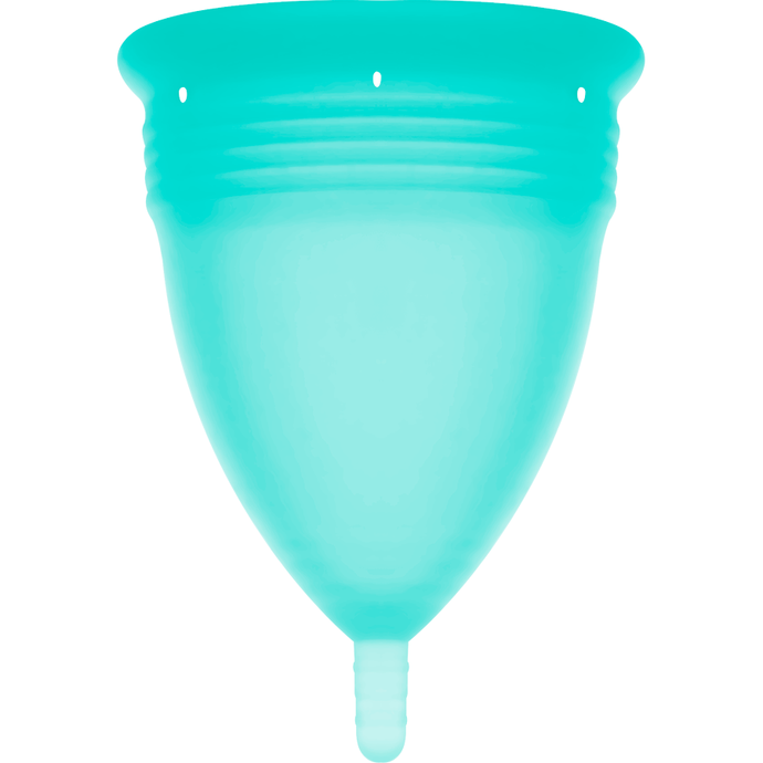 STERCUP - COUPE MENSTRUELLE EN SILICONE FDA AIGUE-MARINE - TAILLE S