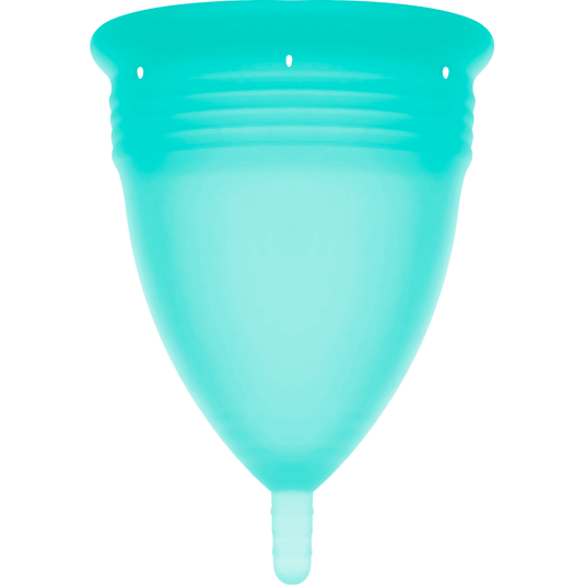 STERCUP - COUPE MENSTRUELLE EN SILICONE FDA AIGUE-MARINE - TAILLE S